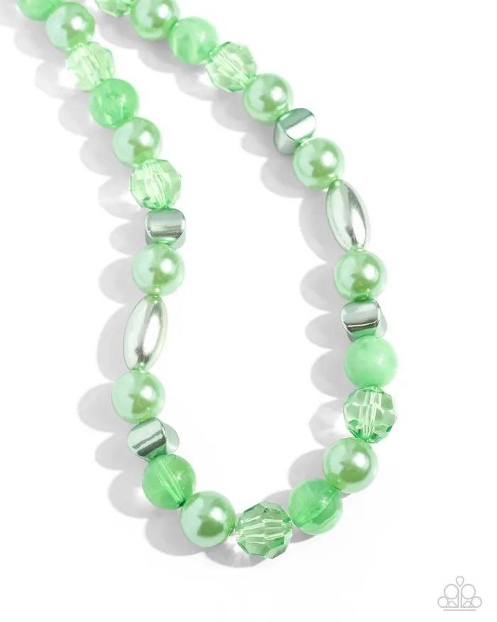 Necklaces Paparazzi Jewelry Paparazzi Necklace Plentiful Pearls Green Necklaces Paparazzi Jewelry Paparazzi Necklace Plentiful Pearls Green
