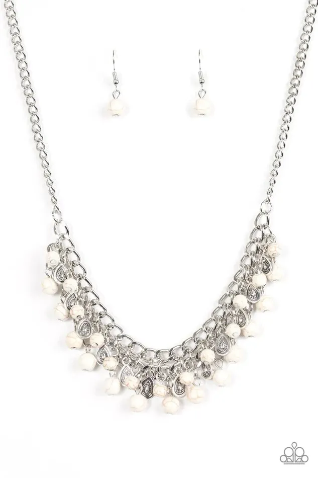 Necklaces Paparazzi Jewelry Paparazzi Necklace Poshly Paleo White