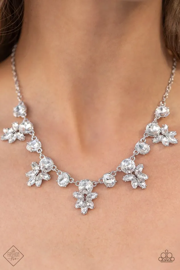 Necklaces Paparazzi Jewelry Paparazzi Necklace Prismatic Proposal White