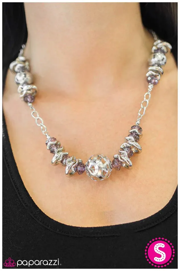 Necklaces Paparazzi Jewelry Paparazzi Necklace Rant and Rave Purple