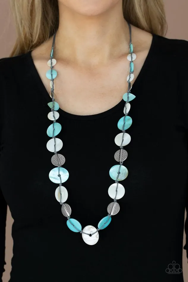 Necklaces Paparazzi Jewelry Paparazzi Necklace Seashore Spa Blue