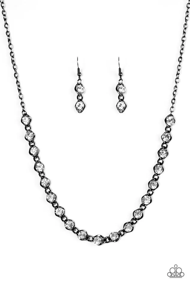Necklaces Paparazzi Jewelry Paparazzi Necklace Shes A GLAMeater Black