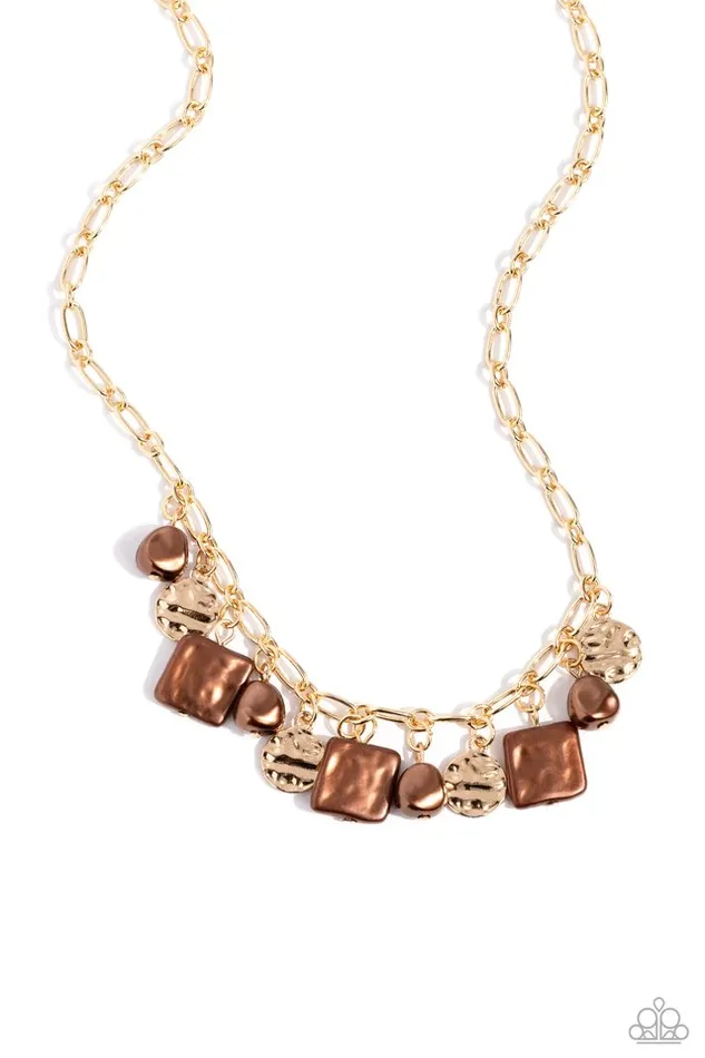 Necklaces Paparazzi Jewelry Paparazzi Necklace Sophisticated Squared Brown Necklaces Paparazzi Jewelry Paparazzi Necklace Sophisticated Squared Brown