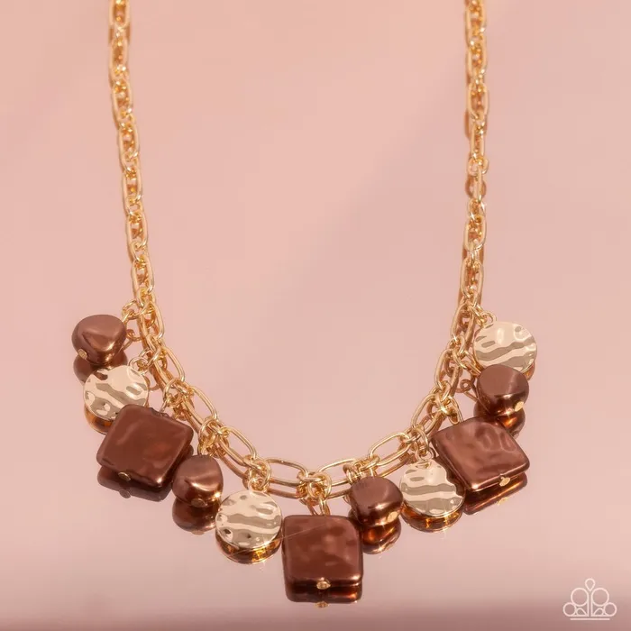 Necklaces Paparazzi Jewelry Paparazzi Necklace Sophisticated Squared Brown Necklaces Paparazzi Jewelry Paparazzi Necklace Sophisticated Squared Brown