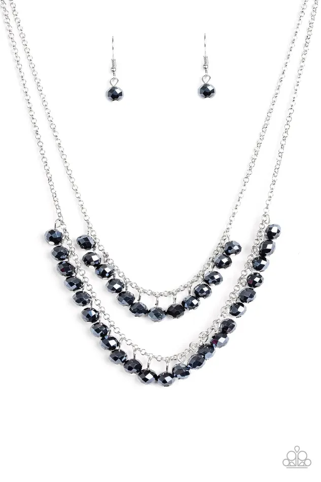 Necklaces Paparazzi Jewelry Paparazzi Necklace Starlight Sailing Blue