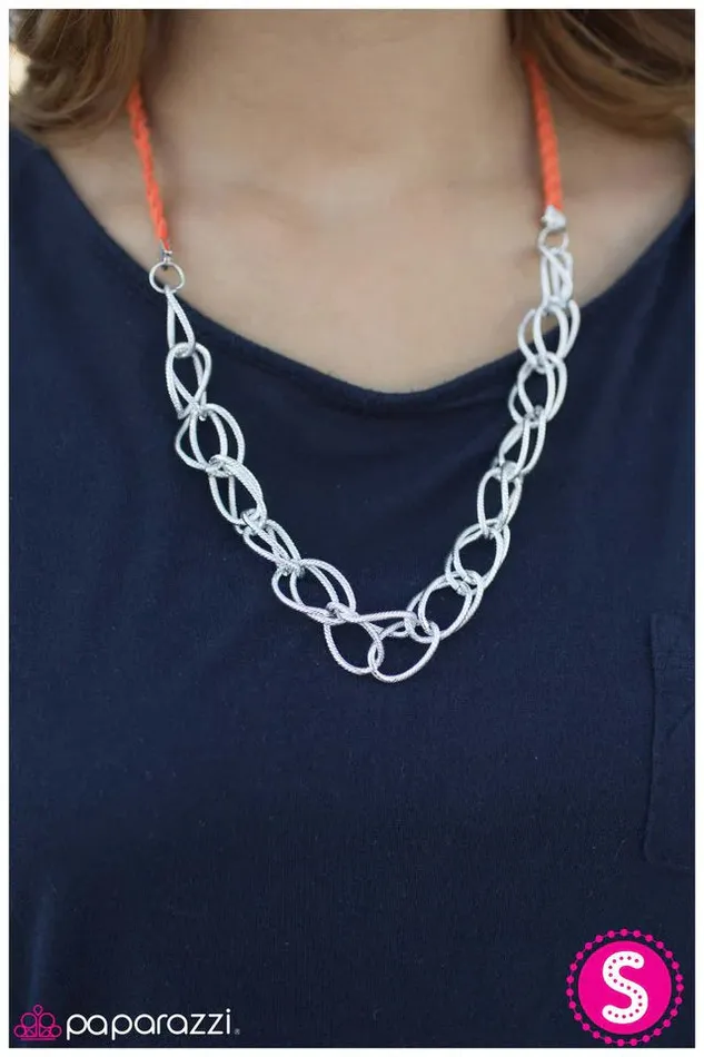 Necklaces Paparazzi Jewelry Paparazzi Necklace Stay With Me Orange