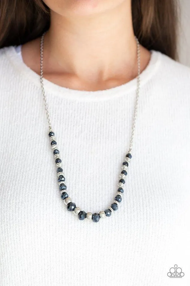 Necklaces Paparazzi Jewelry Paparazzi Necklace Stratosphere Sparkle Blue