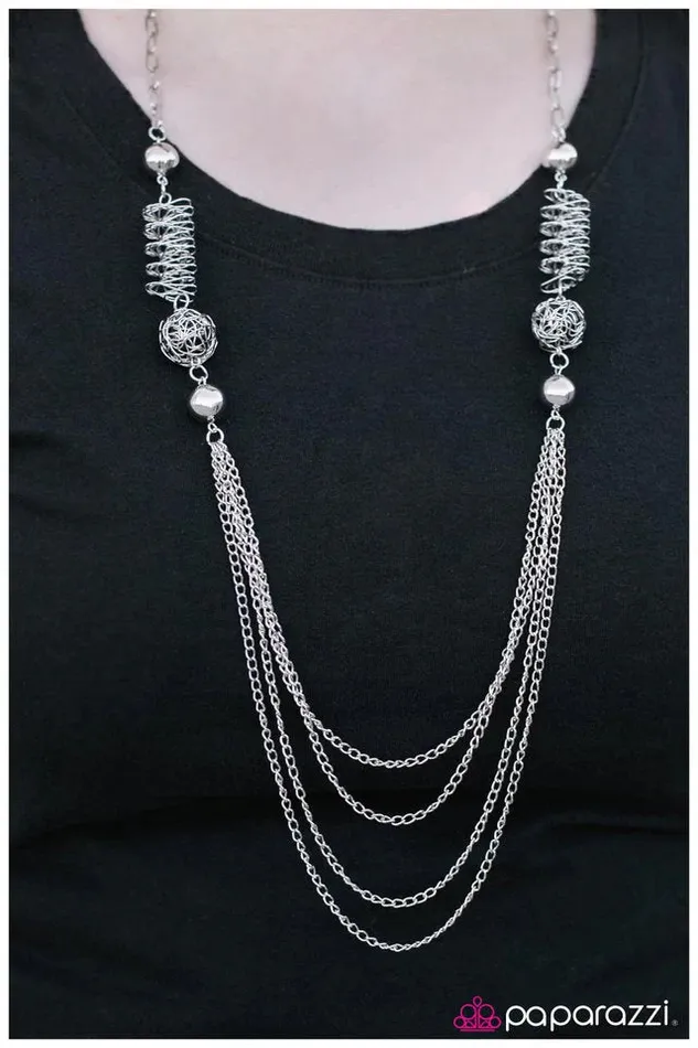 Necklaces Paparazzi Jewelry Paparazzi Necklace Stretching The Rules Black