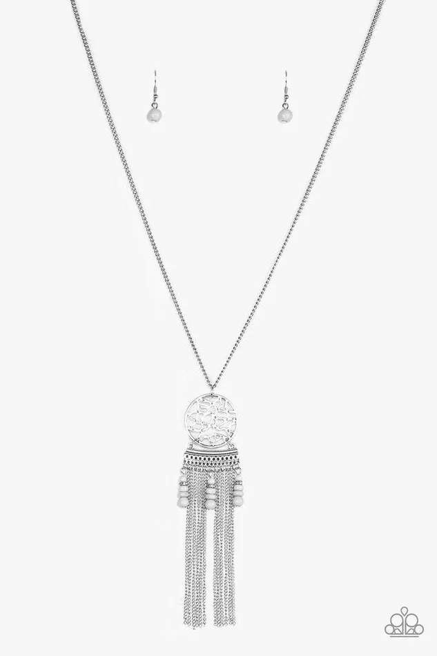Necklaces Paparazzi Jewelry Paparazzi Necklace Western Wayward Silver