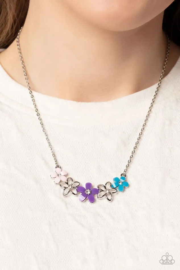 Necklaces Paparazzi Jewelry Paparazzi Necklace WILDFLOWER About You Purple