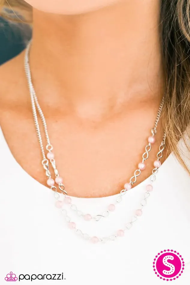 Necklaces Paparazzi Necklace Fairytale Forevers Pink Paparazzi Jewelry