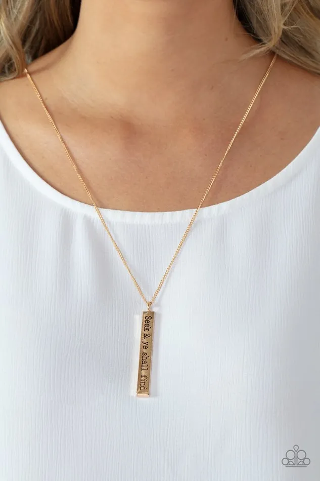 Necklaces Paparazzi Necklace Matt 77 Gold Paparazzi Jewelry