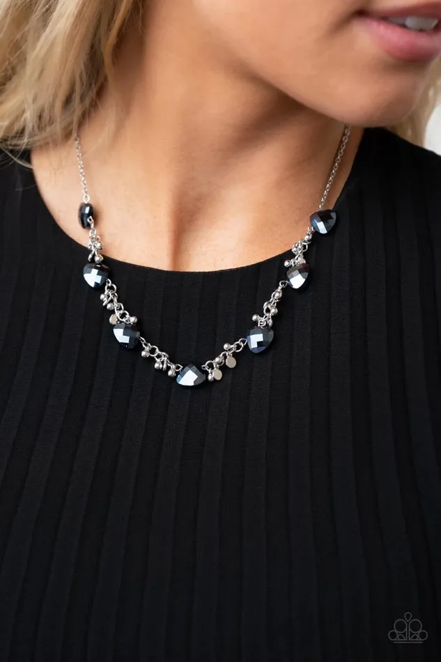 Necklaces Paparazzi Necklace Sassy Super Nova Blue Paparazzi Jewelry