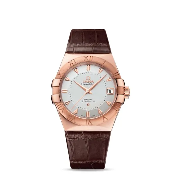 Omega Bracelets Omega Constellation 38mm Watch Ref 12353382102001 Silver Index Dial 18K Rose Gold Bracelet Omega Bracelets Omega Constellation 38mm Watch Ref 12353382102001 Silver Index Dial 18K Rose Gold Bracelet
