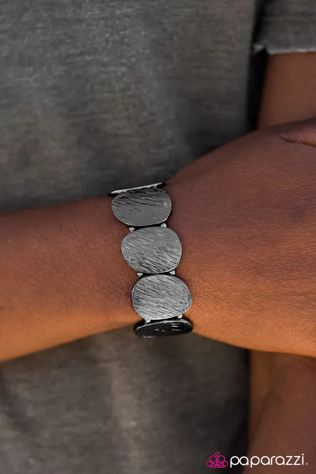 Paparazzi Bracelet CAVE It Black Paparazzi Jewelry Bracelets