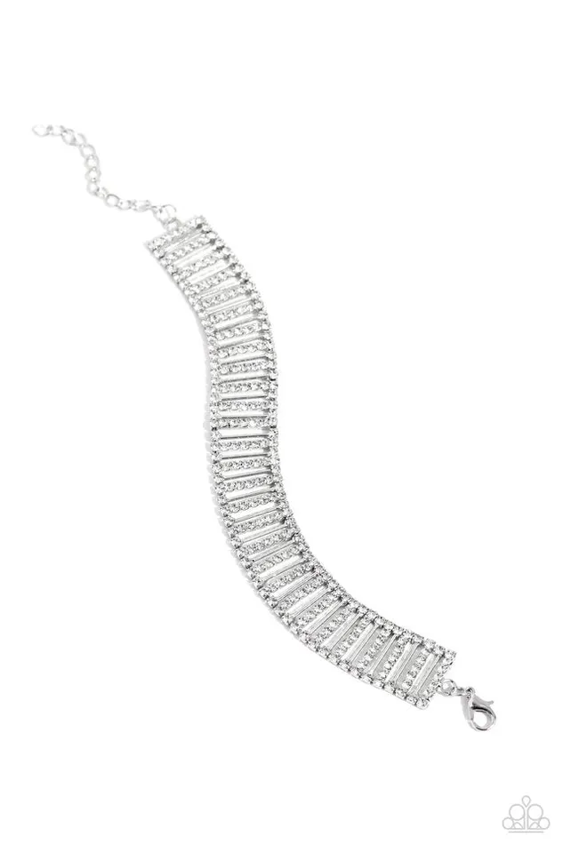 Paparazzi Bracelet Elusive Elegance White Paparazzi Jewelry Bracelets Paparazzi Bracelet Elusive Elegance White Paparazzi Jewelry Bracelets