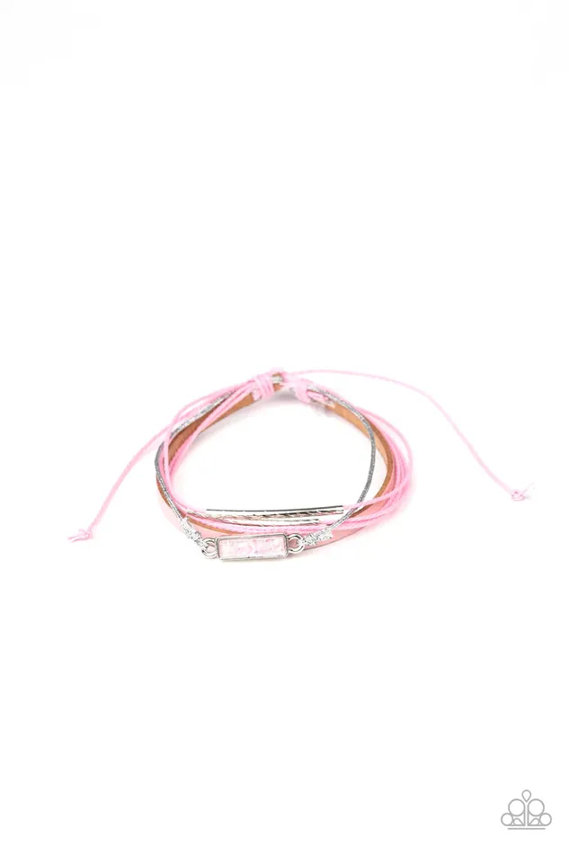 Paparazzi Bracelet Interstellar Iridescence Pink Paparazzi Jewelry Bracelets