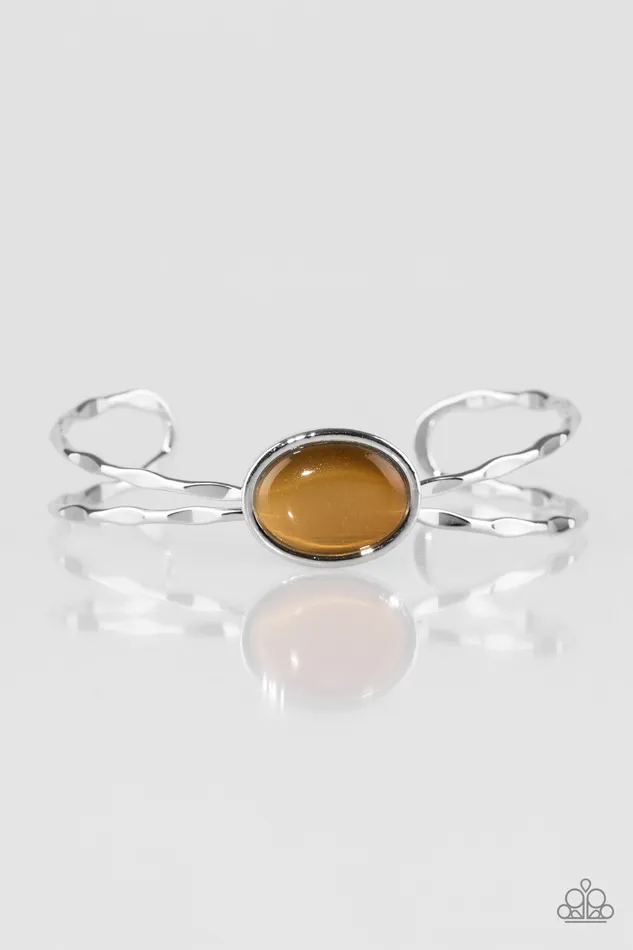 Paparazzi Bracelet Lets Get Things GLOWING Brown Paparazzi Jewelry Bracelets