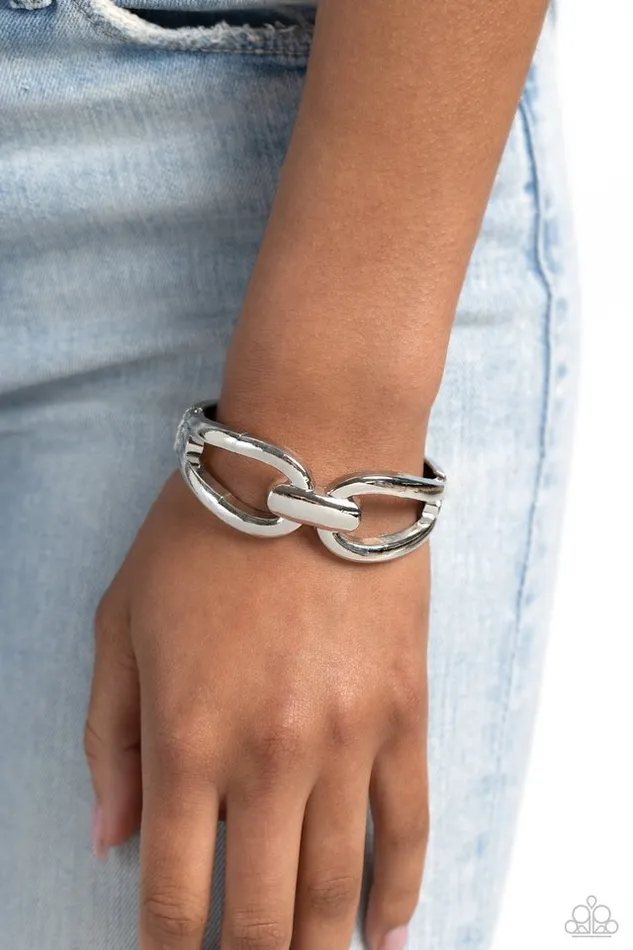 Paparazzi Bracelet Mechanic Masquerade Silver Paparazzi Jewelry Bracelets