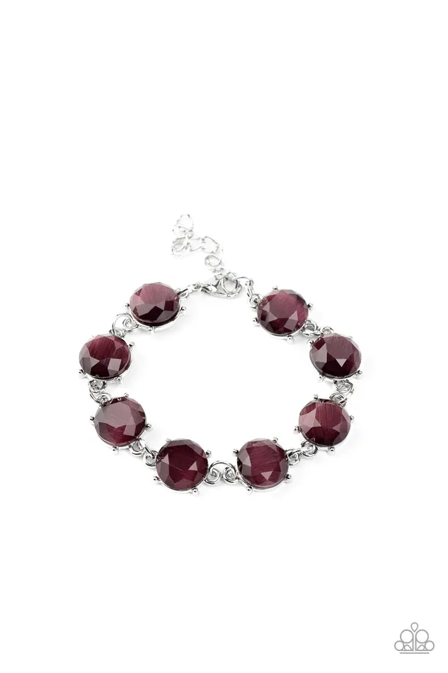 Paparazzi Bracelet Ms GLOWItAll Purple Paparazzi Jewelry Bracelets