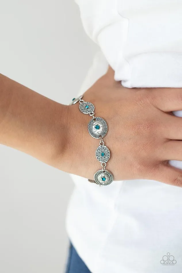 Paparazzi Bracelet Secret Garden Glamour Blue Paparazzi Jewelry Bracelets