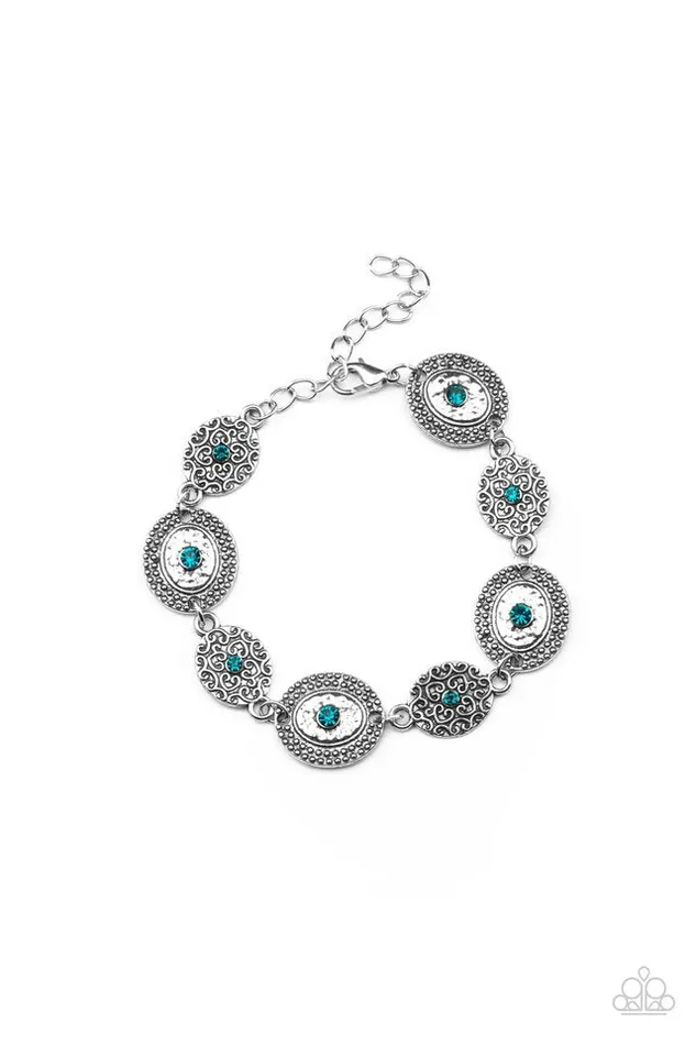 Paparazzi Bracelet Secret Garden Glamour Blue Paparazzi Jewelry Bracelets Paparazzi Bracelet Secret Garden Glamour Blue Paparazzi Jewelry Bracelets