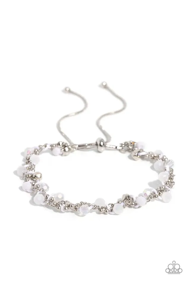 Paparazzi Bracelet ShowStopping Sass White Paparazzi Jewelry Bracelets Paparazzi Bracelet ShowStopping Sass White Paparazzi Jewelry Bracelets