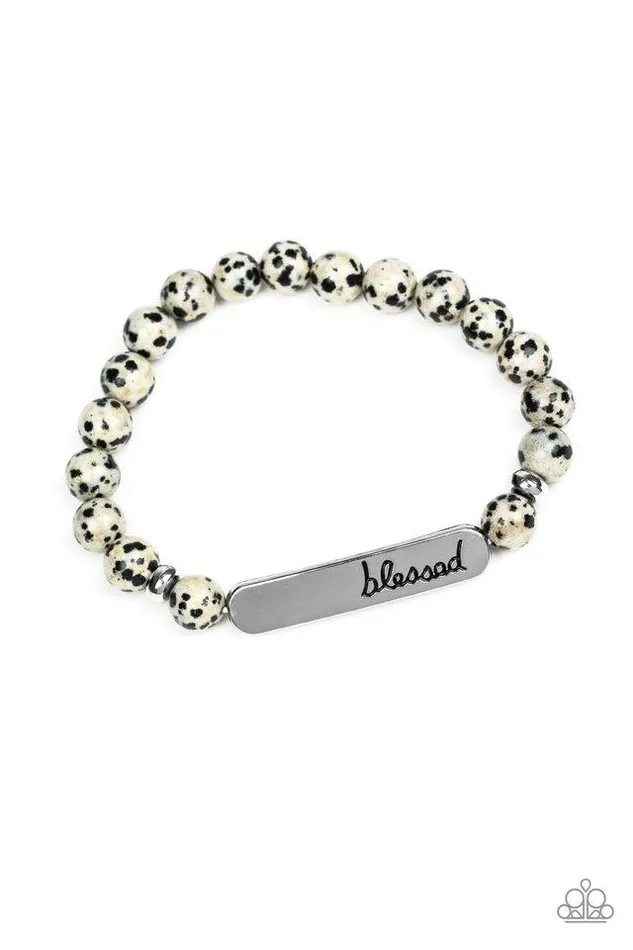 Paparazzi Bracelet Simply Blessed Black Paparazzi Jewelry Bracelets