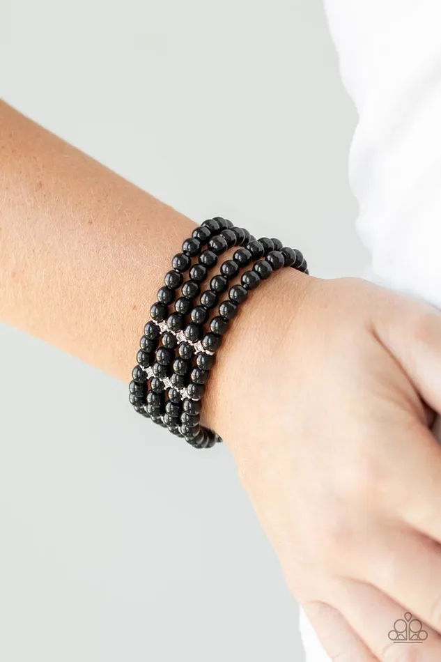 Paparazzi Bracelet Stacked To The Top Black Paparazzi Jewelry Bracelets