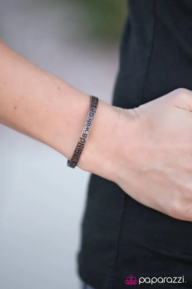 Paparazzi Bracelet With Great Love Copper Paparazzi Jewelry Bracelets