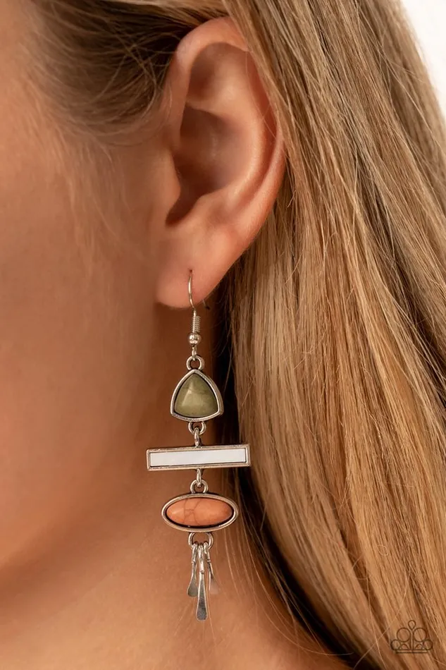 Paparazzi Earring Adventurously Artisan Multi Paparazzi Jewelry Earrings