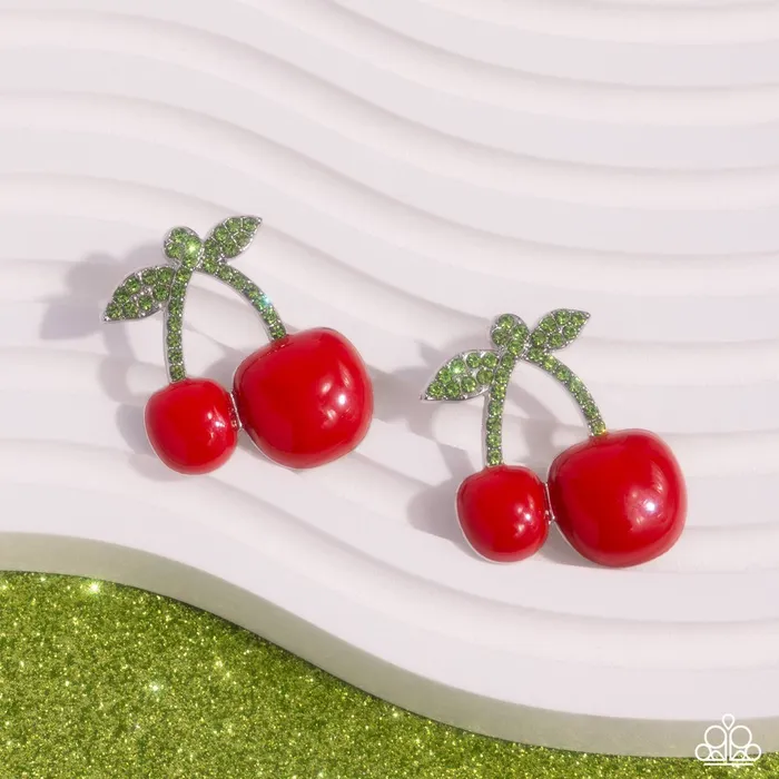 Paparazzi Earring Charming Cherries Red Paparazzi Jewelry Earrings Paparazzi Earring Charming Cherries Red Paparazzi Jewelry Earrings