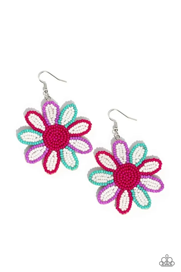 Paparazzi Earring Decorated Daisies White Paparazzi Jewelry Earrings Paparazzi Earring Decorated Daisies White Paparazzi Jewelry Earrings