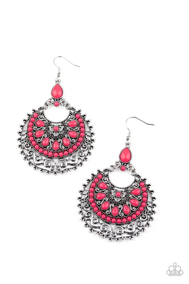 Paparazzi Earring Laguna Leisure Pink Paparazzi Jewelry Earrings Paparazzi Earring Laguna Leisure Pink Paparazzi Jewelry Earrings