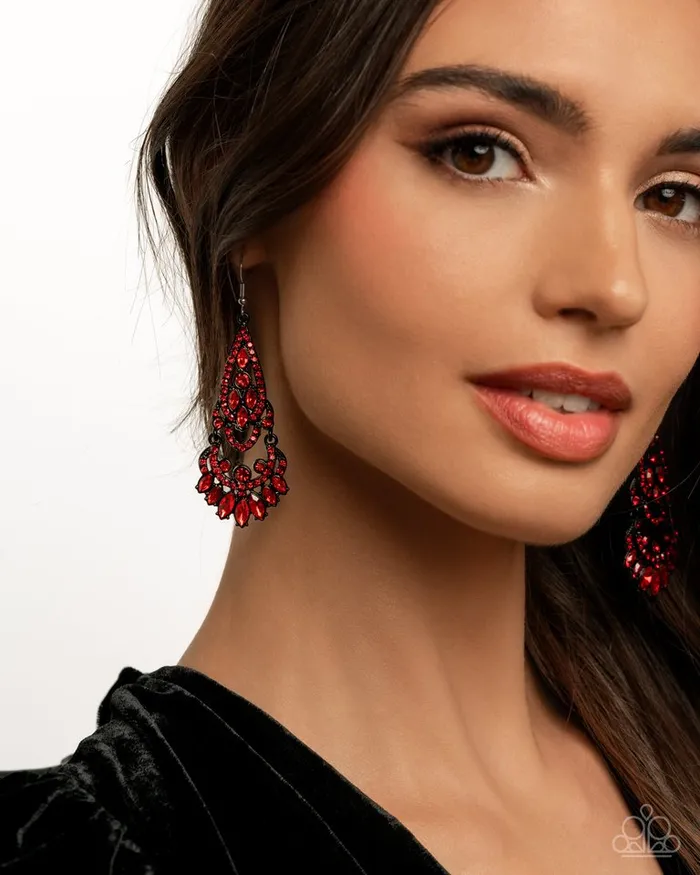 Paparazzi Earring Opera Stage Red Paparazzi Jewelry Earrings Paparazzi Earring Opera Stage Red Paparazzi Jewelry Earrings