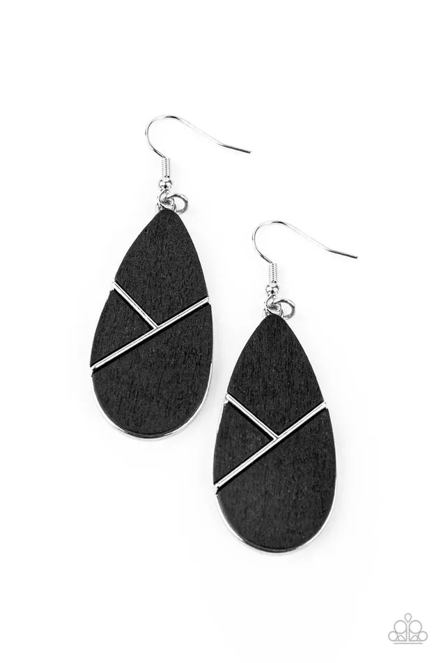 Paparazzi Earring Sequoia Forest Black Paparazzi Jewelry Earrings Paparazzi Earring Sequoia Forest Black Paparazzi Jewelry Earrings