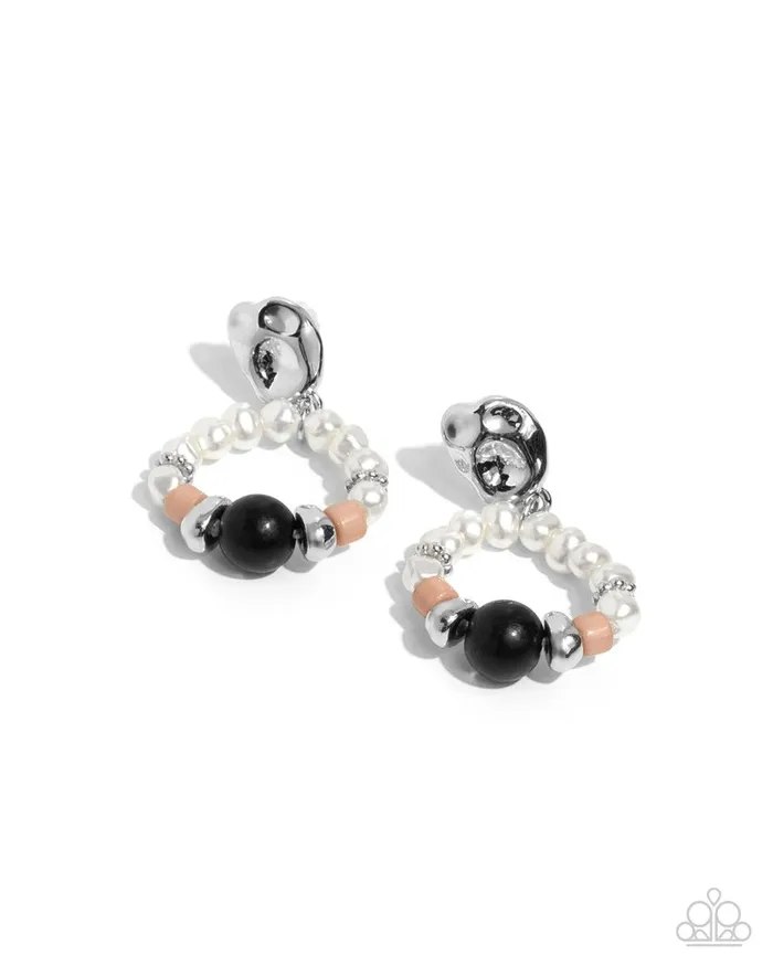 Paparazzi Earring Swirl Selfie Black Paparazzi Jewelry Earrings Paparazzi Earring Swirl Selfie Black Paparazzi Jewelry Earrings