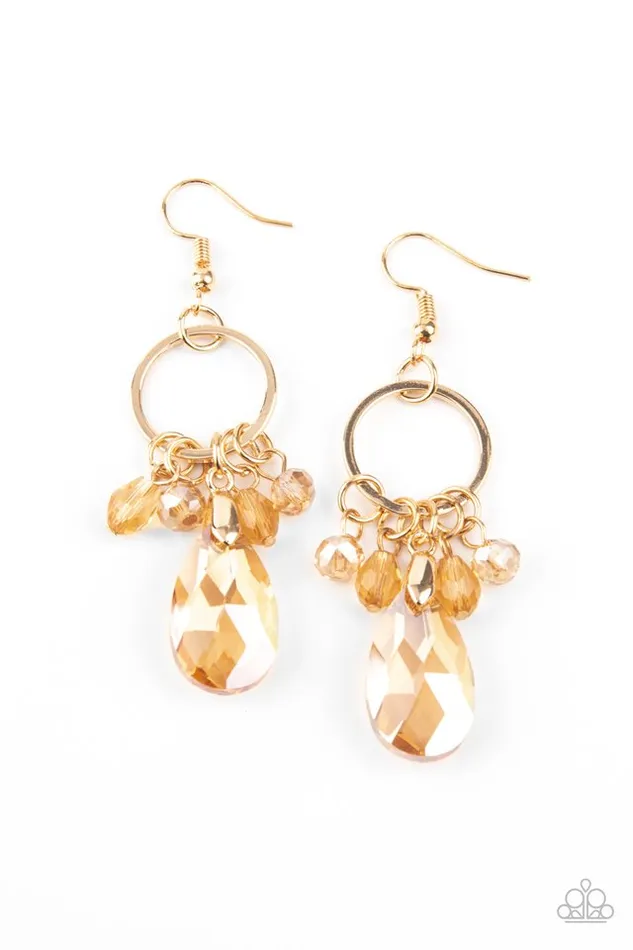 Paparazzi Earring Unapologetic Glow Gold Paparazzi Jewelry Earrings Paparazzi Earring Unapologetic Glow Gold Paparazzi Jewelry Earrings