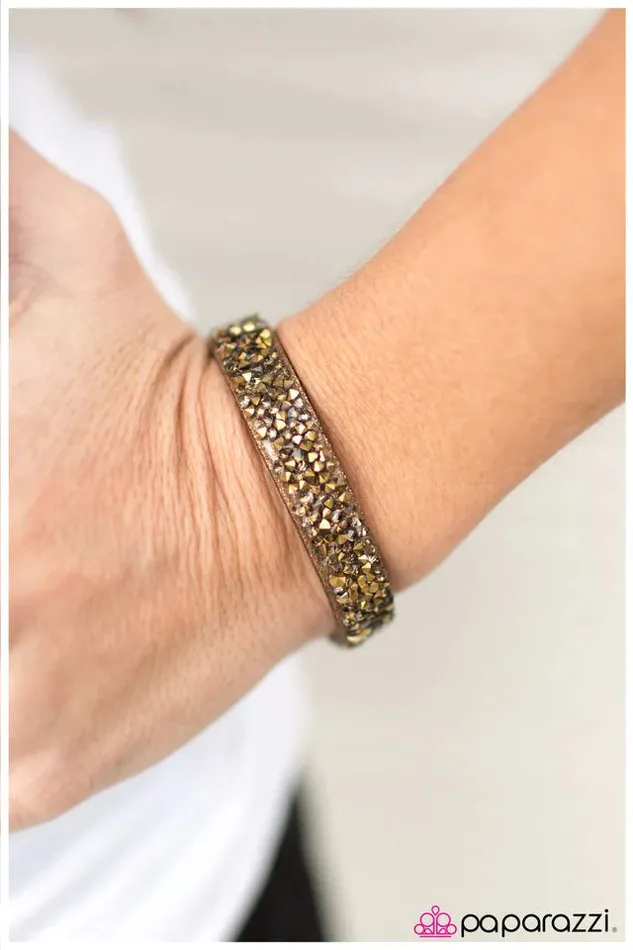 Paparazzi Jewelry Bracelets Paparazzi Bracelet Big Girls Dont Cry Brown