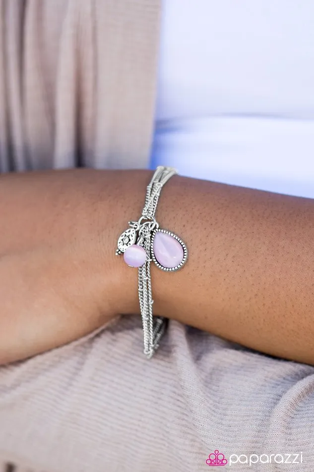 Paparazzi Jewelry Bracelets Paparazzi Bracelet Celestial Charm Pink