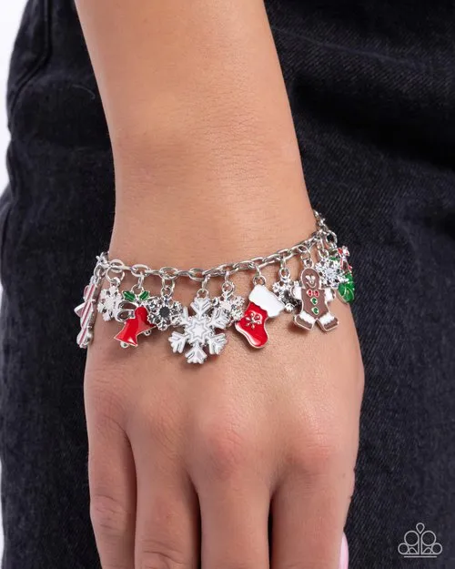 Paparazzi Jewelry Bracelets Paparazzi Bracelet Christmas Cascade