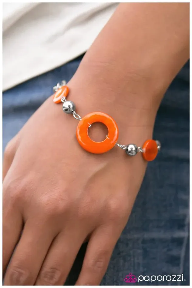 Paparazzi Jewelry Bracelets Paparazzi Bracelet Coast to Coast Orange