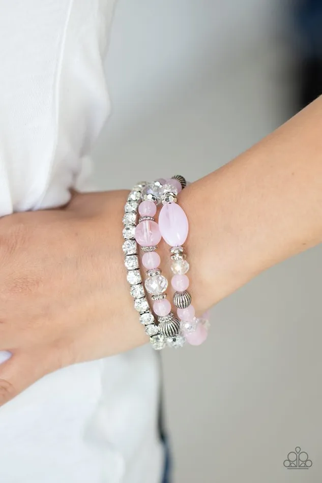 Paparazzi Jewelry Bracelets Paparazzi Bracelet Ethereal Etiquette Pink