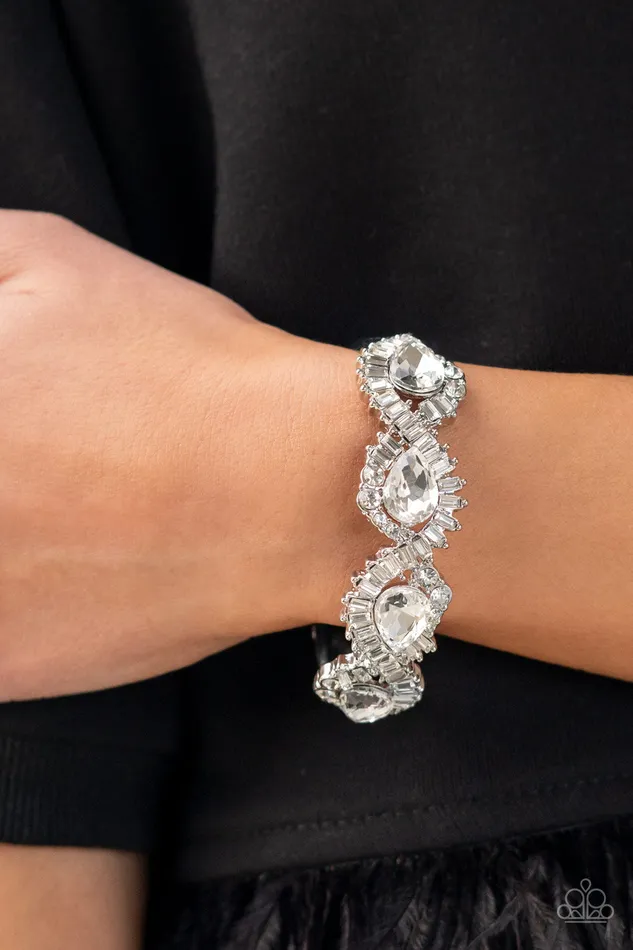 Paparazzi Jewelry Bracelets Paparazzi Bracelet For the Win White