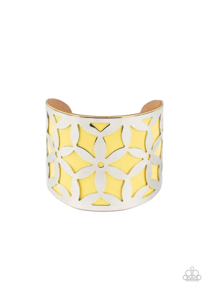 Paparazzi Jewelry Bracelets Paparazzi Bracelet Garden Fiesta Yellow Paparazzi Jewelry Bracelets Paparazzi Bracelet Garden Fiesta Yellow