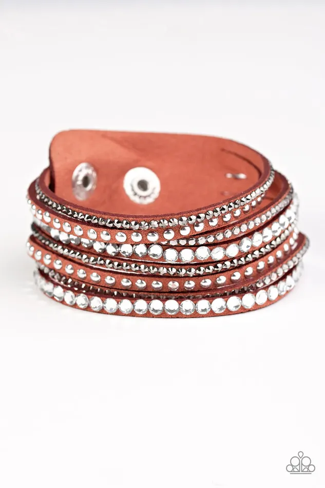 Paparazzi Jewelry Bracelets Paparazzi Bracelet Guitars and Glitter Orange