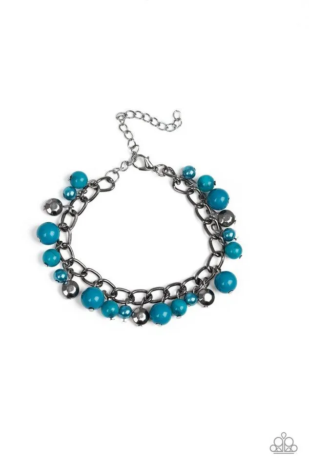 Paparazzi Jewelry Bracelets Paparazzi Bracelet Hold My Drink Blue