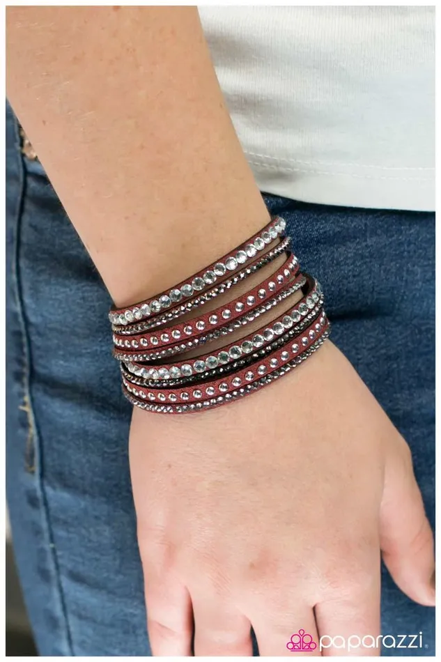 Paparazzi Jewelry Bracelets Paparazzi Bracelet I Dont Mean To Brag Red