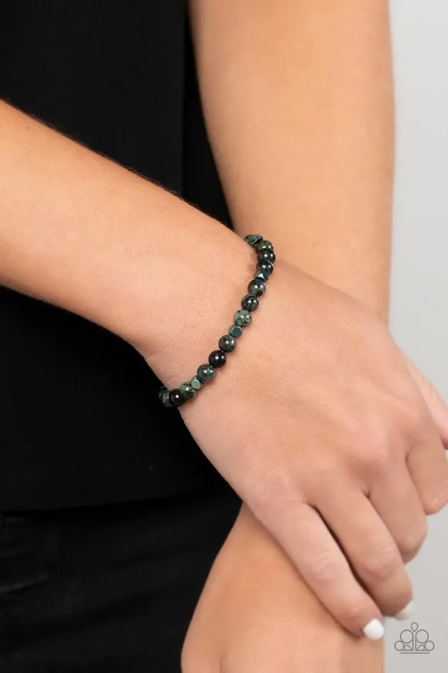 Paparazzi Jewelry Bracelets Paparazzi Bracelet Interstellar Solitude Green