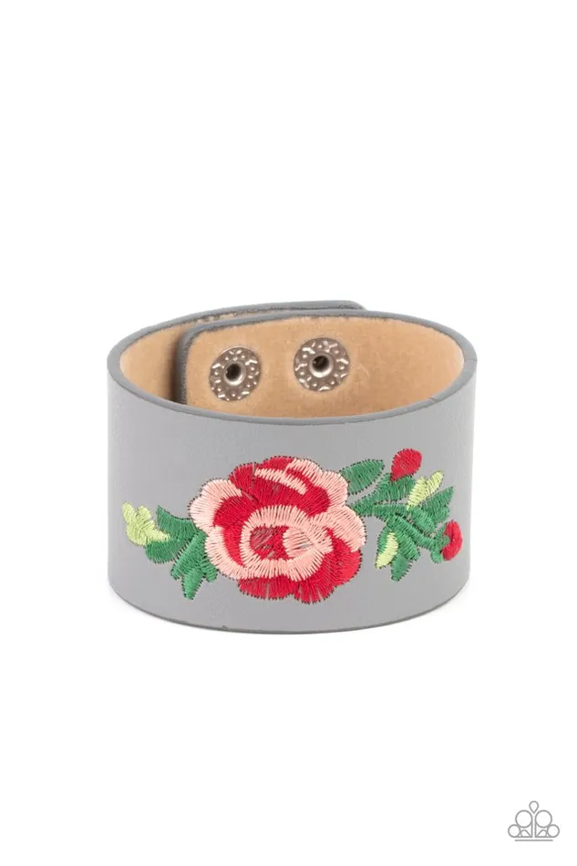 Paparazzi Jewelry Bracelets Paparazzi Bracelet Rebel Rose Silver Paparazzi Jewelry Bracelets Paparazzi Bracelet Rebel Rose Silver